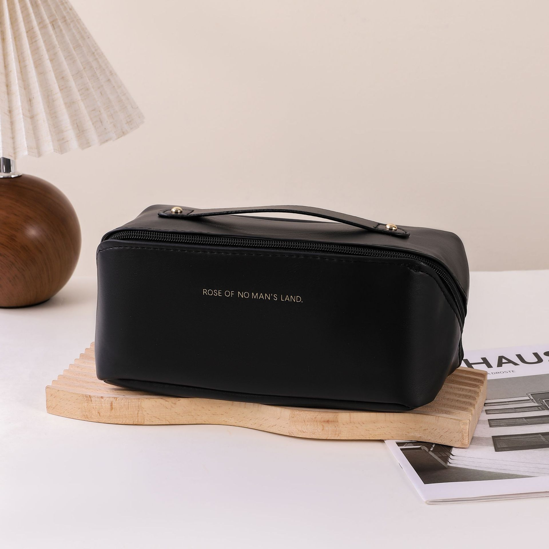 PU leather cloud makeup bag, pillow, large-capacity dedicated portable makeup case, travel toiletries bag, cosmetics storage bag pic 6