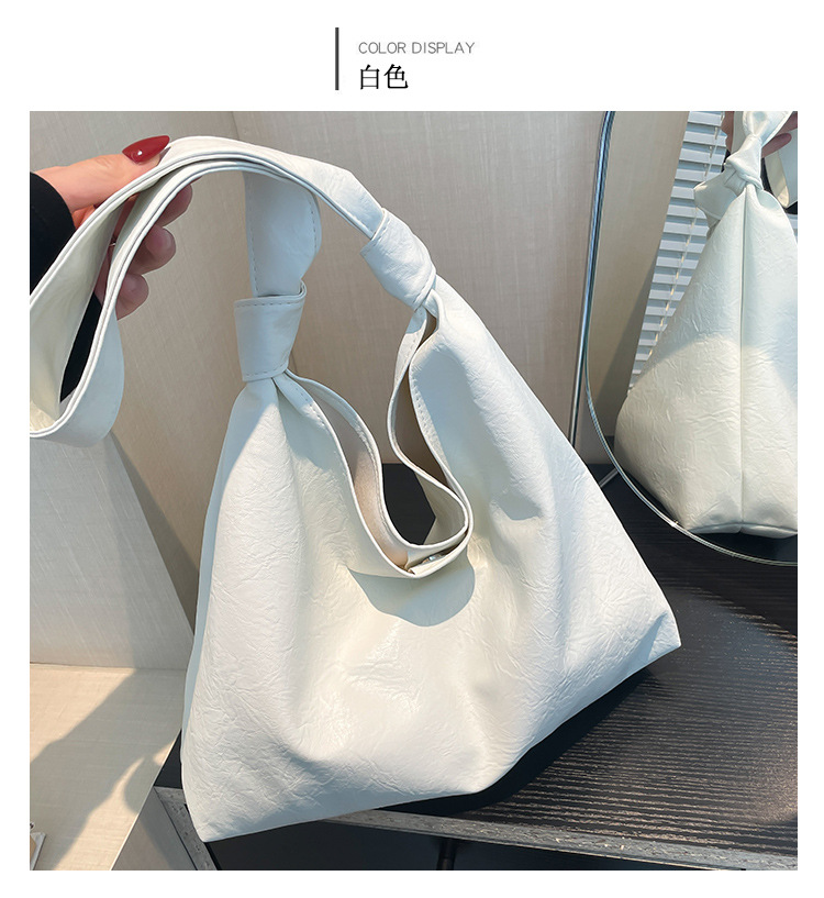大容量通勤包包女2024新款时尚复古软皮单肩包休闲个性腋下托特包详情18