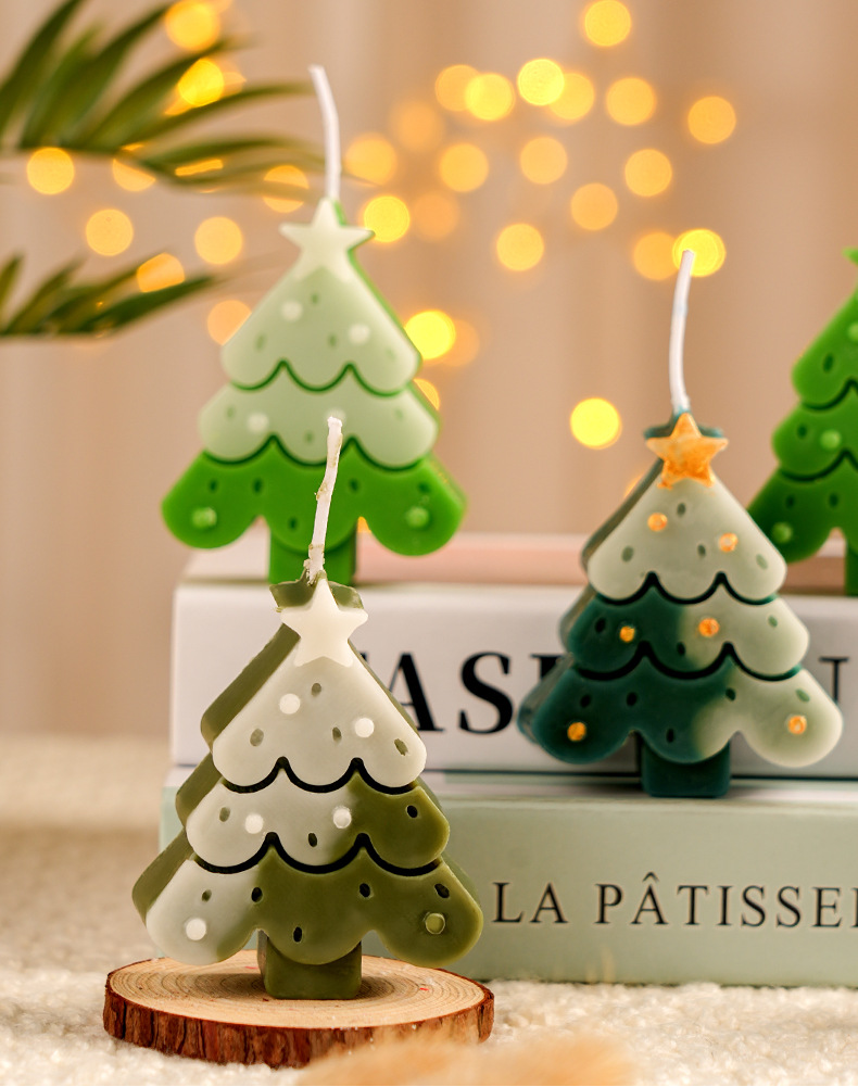 圣诞节香薰蜡烛创意圣诞树氛围感香氛蜡烛摆件浪漫圣诞伴手礼物详情2