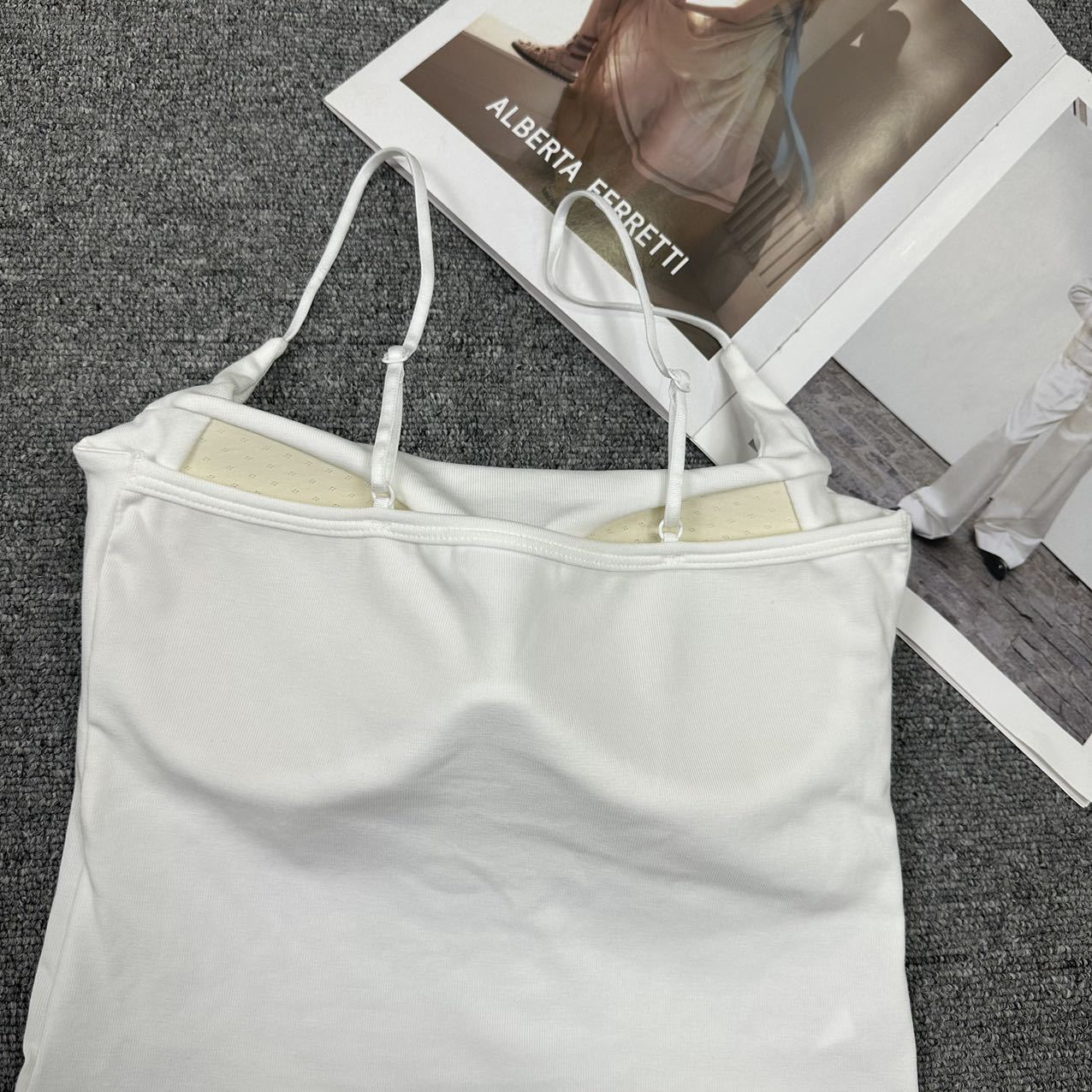 爆款性感纯棉吊带背心女肩带可调节固定杯垫内搭外穿显瘦打底上衣详情10