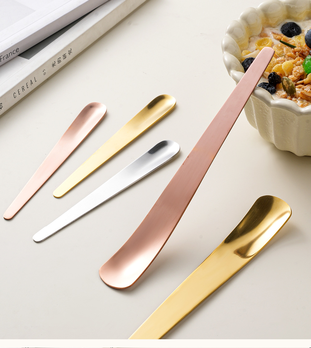 304不锈钢勺子创意甜品雪糕勺咖啡搅拌勺蛋糕小勺子冰淇淋酸奶勺详情12