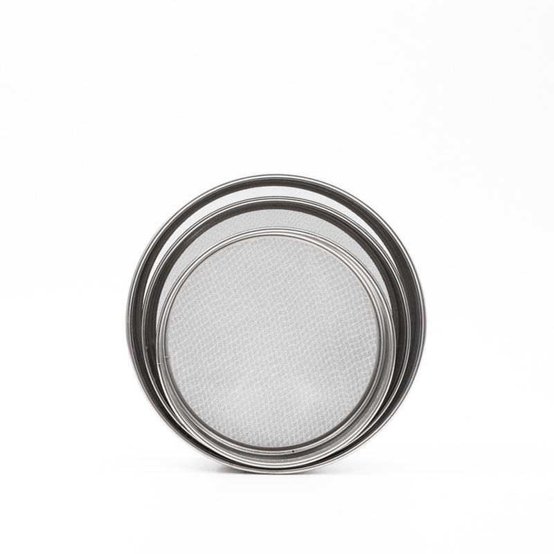 304 stainless steel flour sieve, round flour sieve, fine flour sieve, sieve mesh, bakery sugar powder sieve, single ring pic 2