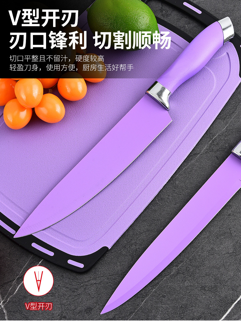 家用跨境硅胶厨具刀具搭配厨房不锈钢厨具多功能20件套厨房套装详情6