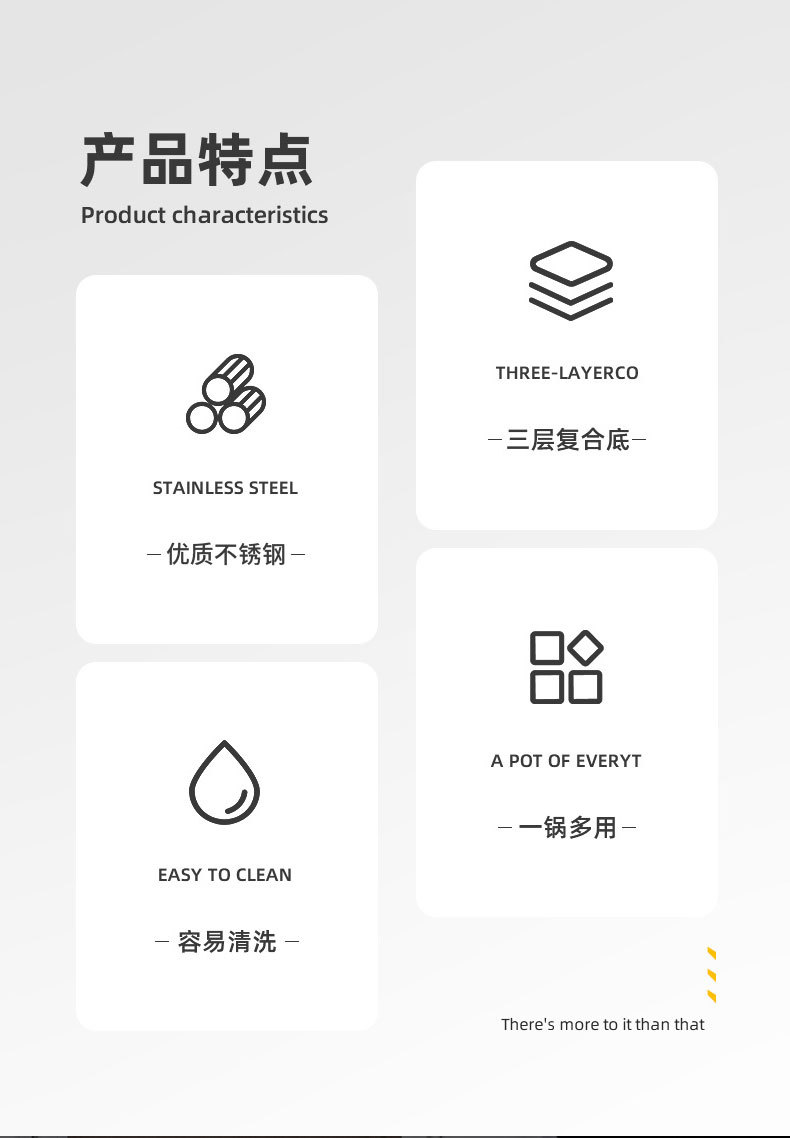 Stainless steel soup pot, thickened double-layer steamer, double-bottom milk pot, household multi-functional soup steamer for both steaming and boiling, wholesale pic 2