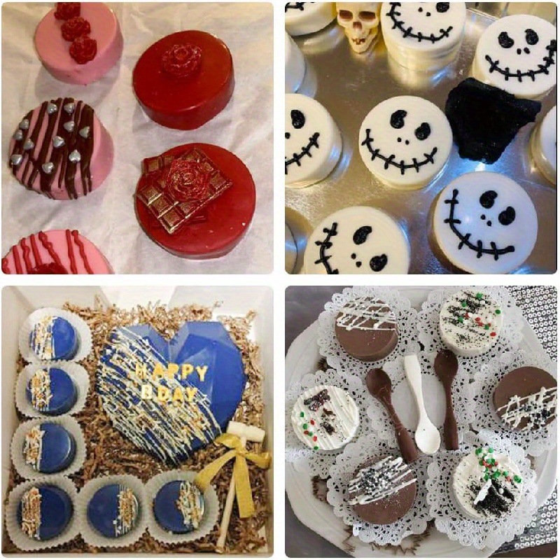 6连小圆柱硅胶蛋糕模 冷制皂模巧克力模 家用手工皂工具 松饼模具详情6