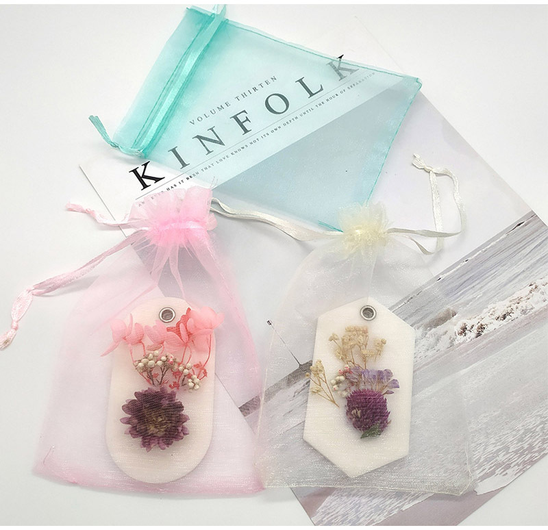 DIY手工香薰蜡片网纱袋包装袋香薰石膏蜡牌抽绳欧根纱束口袋透气详情2