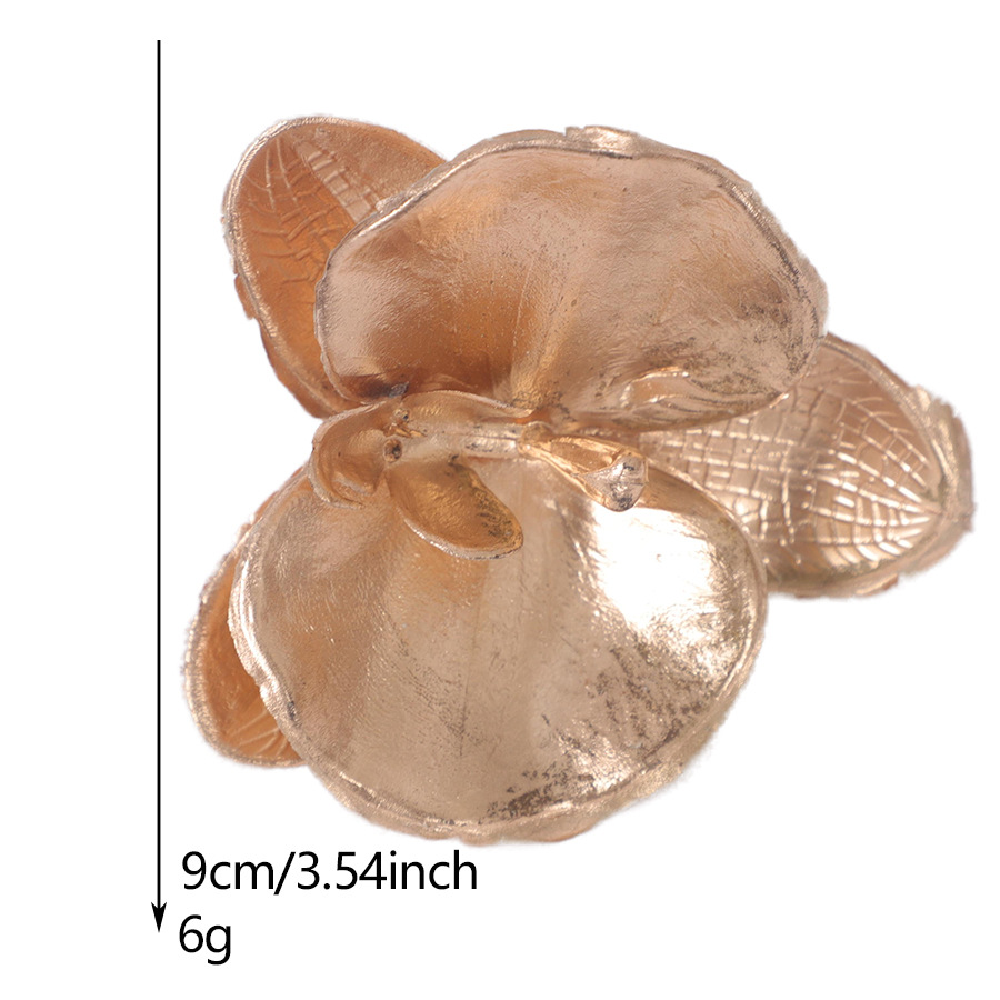 复古植物配件仿真金色叶子手工插花配件节日装饰仿真花跨境代发详情22