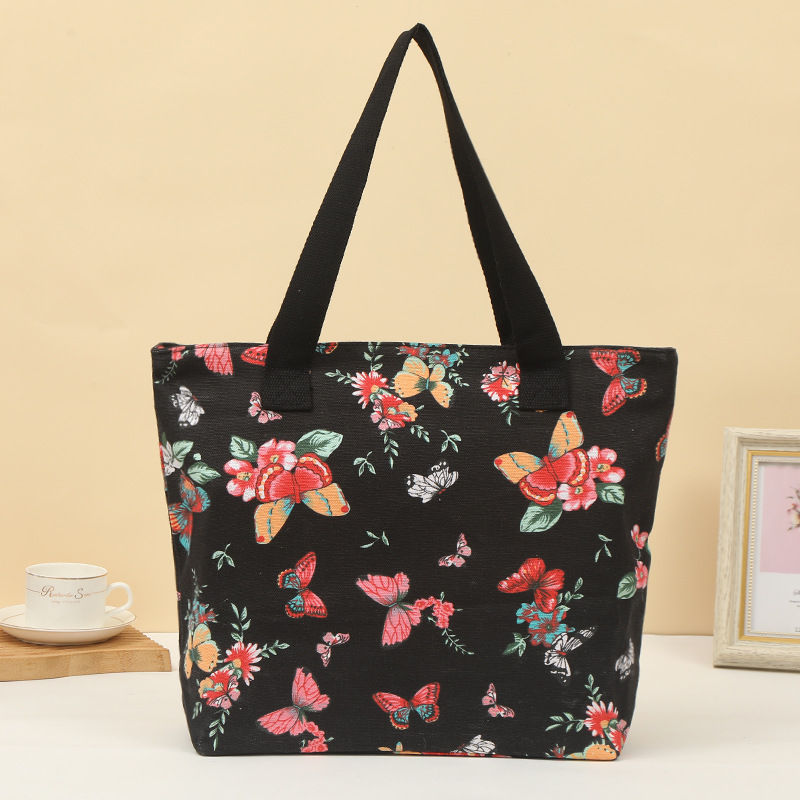 上班族专享 手提式单肩托特包 多功能购物手拎包 折叠式学生帆布包 现货批发 家用购物袋 篮子款详情19