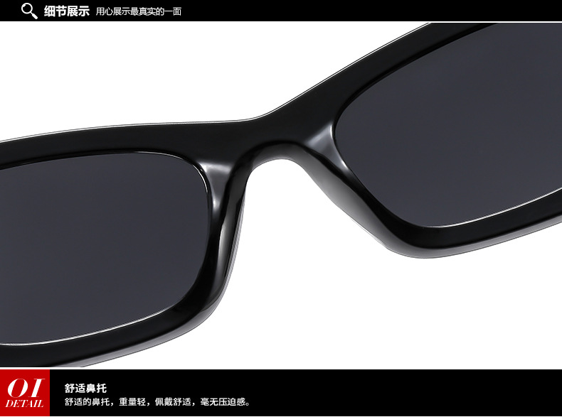 韩版高档猫眼谬家字母墨镜辣妹欧美风高级感复古太阳镜女百搭眼镜详情14