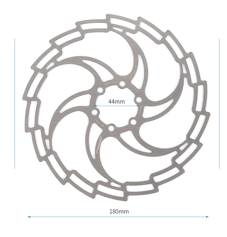 JEDERLO自行车刹车片6寸碟刹盘片180mmn碟片配螺丝刹车碟配件跨境详情10