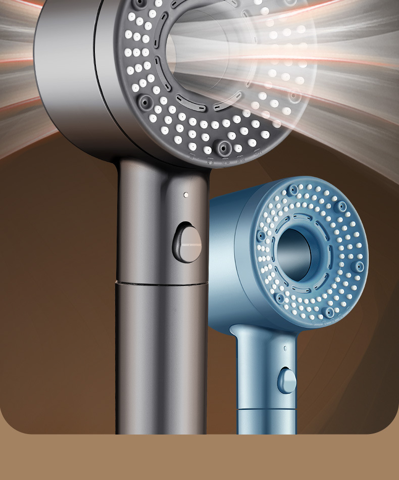 涡轮增压花洒喷头超强淋雨花晒头套装超级加压浴室沐浴过滤莲蓬头详情10