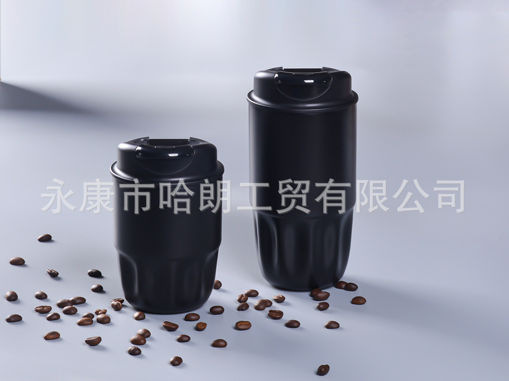 潮牌316不锈钢咖啡杯高颜值陶瓷保温杯便携随行杯子网红水杯定制详情5