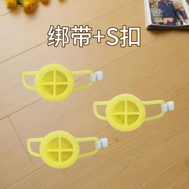 车载小黄鸭绑带S扣社会鸭自行车电动车摆件抖音同款涡轮增鸭绑带详情3