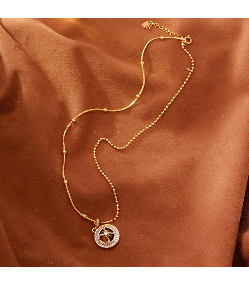 Hyacinth moda personalidad estilo europeo y americano collar diseño único sentido otoño invierno ojo de tigre colgante de piedra 2025 tik yin boom gargantilla collar pic 2