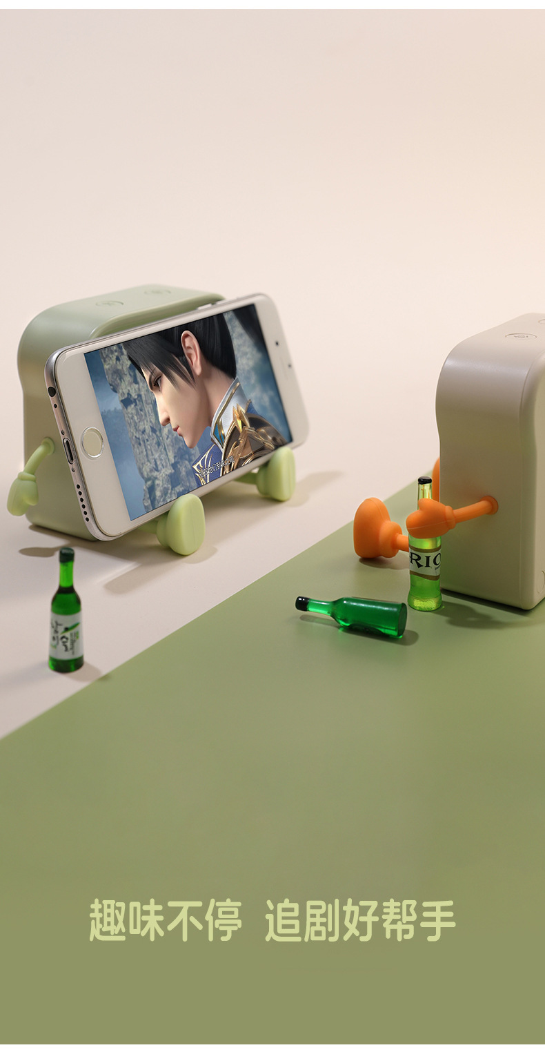 趣味吐司闹钟学生专用闹钟儿童桌面卡通计时器创意充电数字电子钟详情7