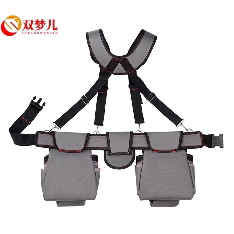 电工专用工具袋背带腰带组合式工具袋结实不硌肩多功能装备工具包详情4