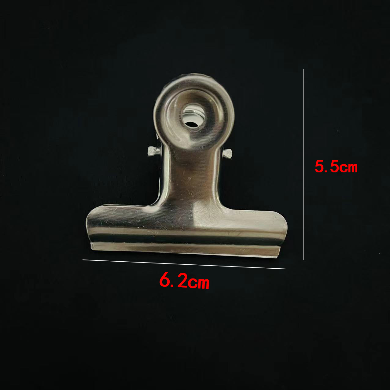 【 Zone 2-4 】 No. 4 Round Head Ticket holder 20/ pack 1600/ piece No. 4 Round head Ticket holder, ticket holder, metal galvanized iron holder, organizing holder, book holder, stationery, office holder, 1 yuan supply pic 1