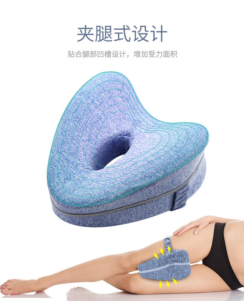 孕妇枕侧卧夹腿枕头孕期侧睡怀孕睡觉神器耻骨疼痛腿垫可拆卸详情4
