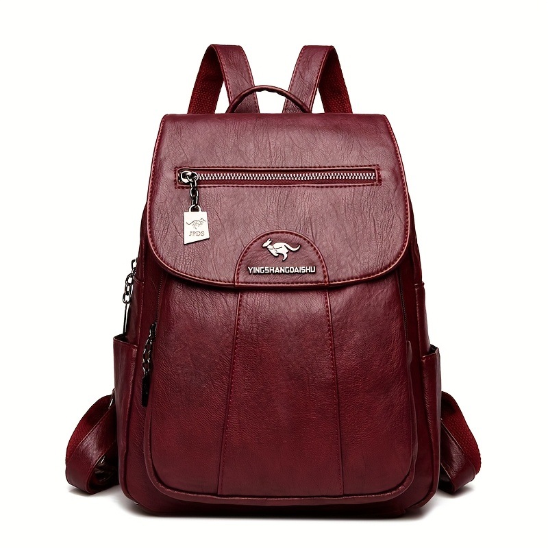 跨境爆款(TEMU 希音 tiktok)代发女士双肩包学生防盗双肩背包批发详情4