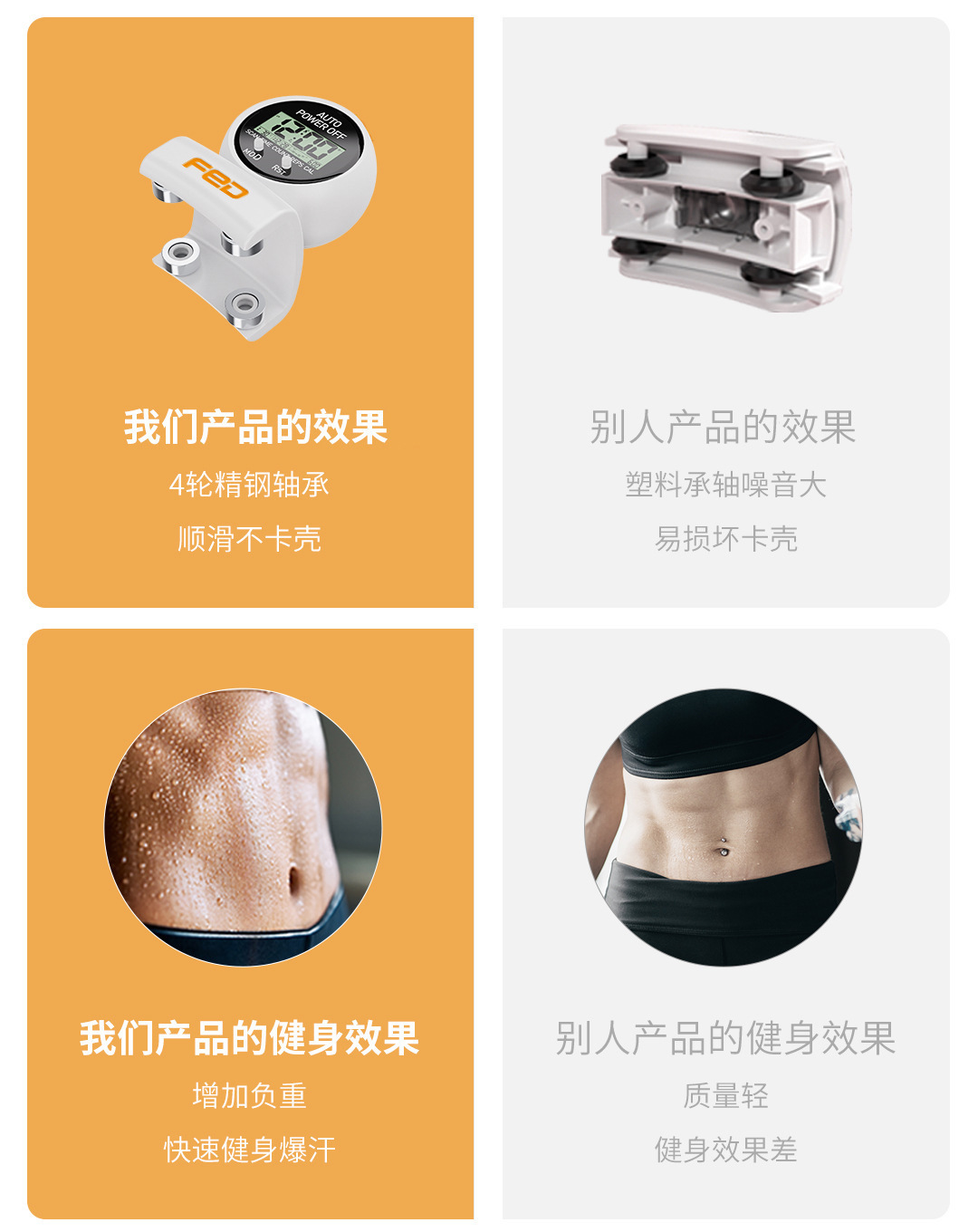 飞尔顿智能计数呼啦圈懒人收腹健身瘦腰燃脂抖音同款磁石呼啦圈详情10