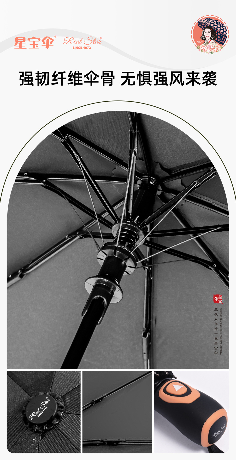 跨境外贸折叠自动伞趣味遇水变色花朵雨伞21寸伞具批发工厂货源详情9