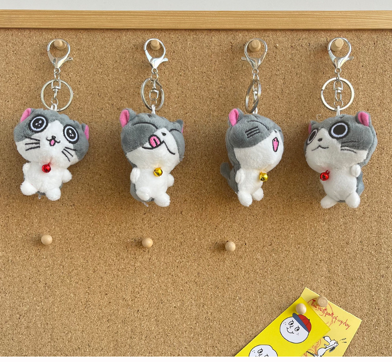 Plush toys, little cat dolls, cheese cat dolls, small mini keychains, cute and creative cartoon bag pendants pic 9