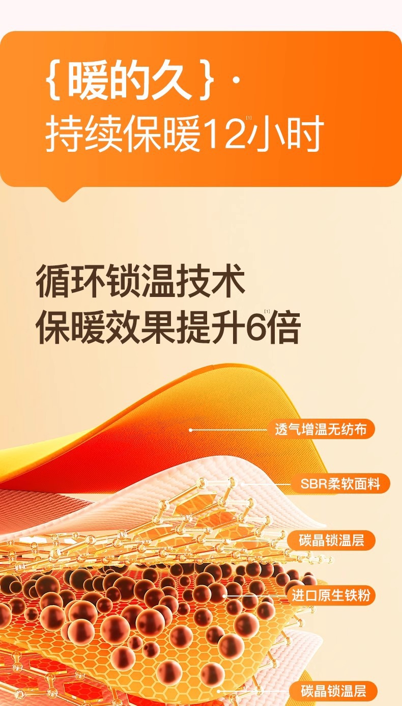 穿戴式暖宝宝发热贴暖手足自发热贴写字打字骑车保暖防寒暖手热贴详情6