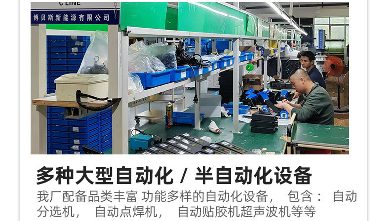 Customized 18650 lithium battery 12V, 24V, 36V, 48V, 10AH, 12AH, 20A solar energy storage large-capacity battery pic 5