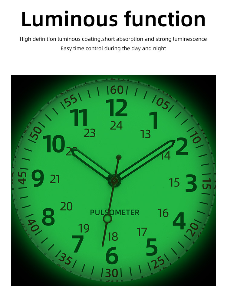 IBSO Nurse quartz watch with silicone strap, luminous, waterproof, large digital, a best-selling cross-border e-commerce product pic 7