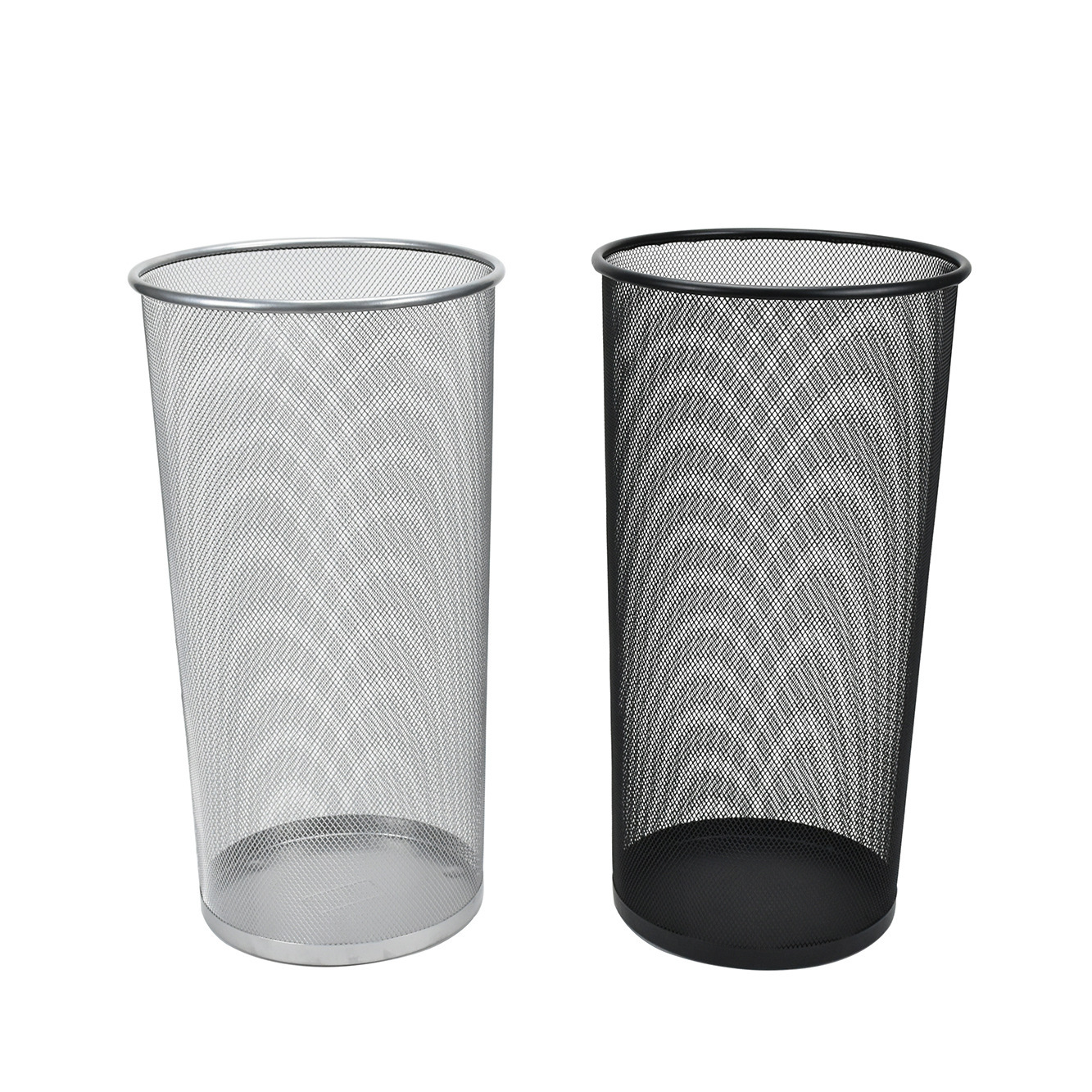 Wholesale metal mesh trash cans, household open type, office, kitchen and bathroom, INS style, uncovered waste paper baskets pic 22