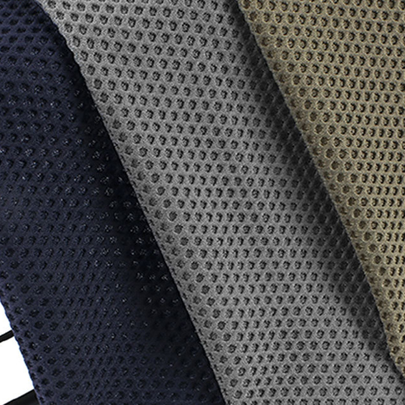 Factory direct supply of honeycomb mesh fabric, bubble texture elastic mesh fabric, sportswear, T-shirt, mesh fabric, knitted fabric pic 9