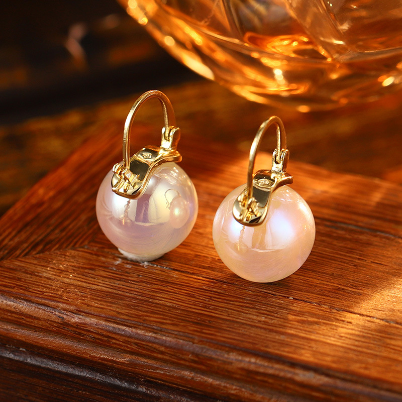 S925银针天然珍珠锆石耳钉花朵流苏多层耳环高级耳饰批发抖音爆款详情31