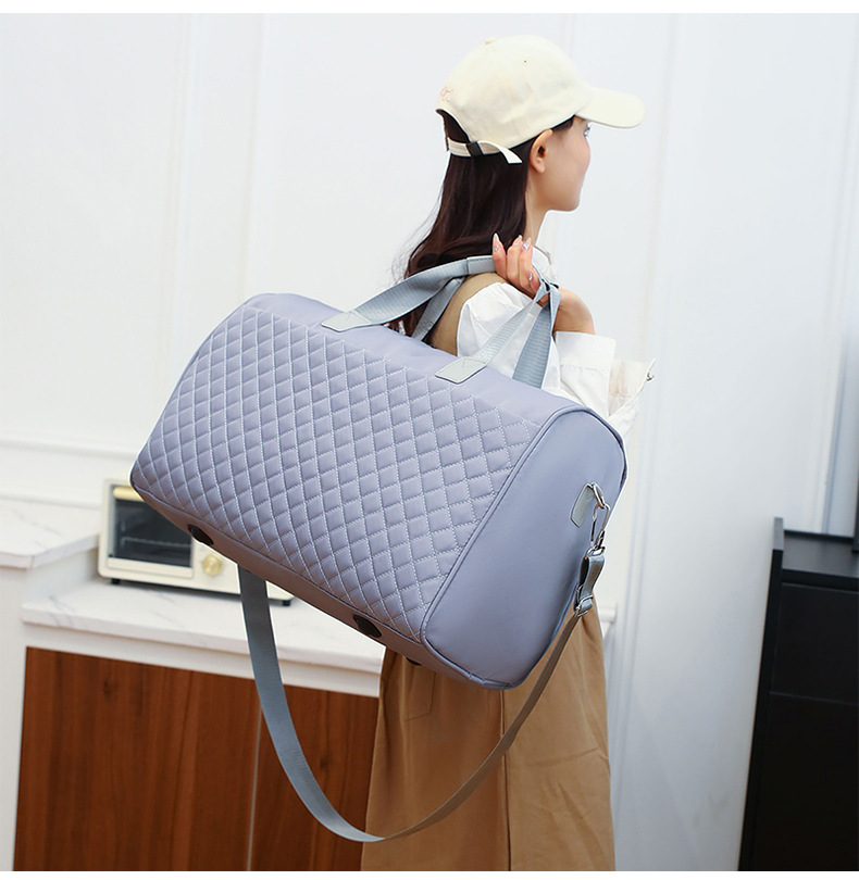 Wholesale of new dry-wet separation crossbody fitness bags, large-capacity yoga bags, sports hand-held short-distance travel storage bags pic 16