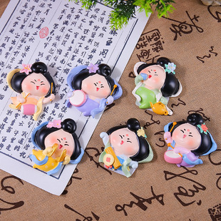 新款古风潮玩梦回大唐不倒翁盲盒国潮娃娃桌面喜庆摆件装饰节庆批国潮详情27