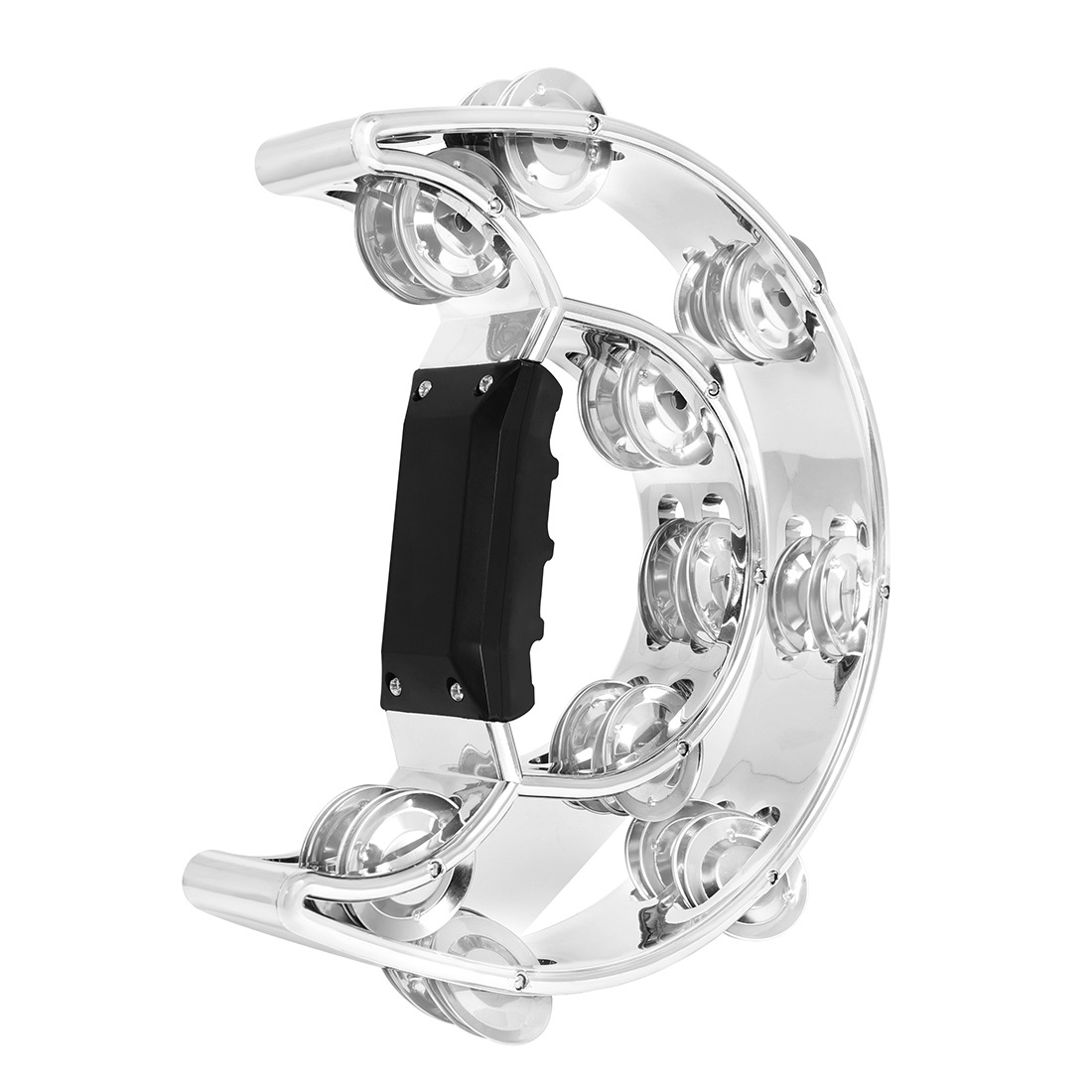 批发双层手摇铃乐队KTV娱乐专用手拍铃儿童早教电镀双排手摇铃鼓详情29