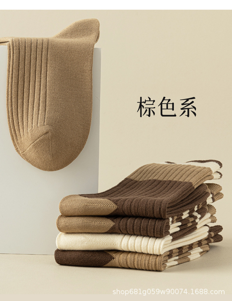 纯棉女中筒堆堆袜春秋运动休闲长款吸汗无骨薄款全棉春夏款舒适透气详情11