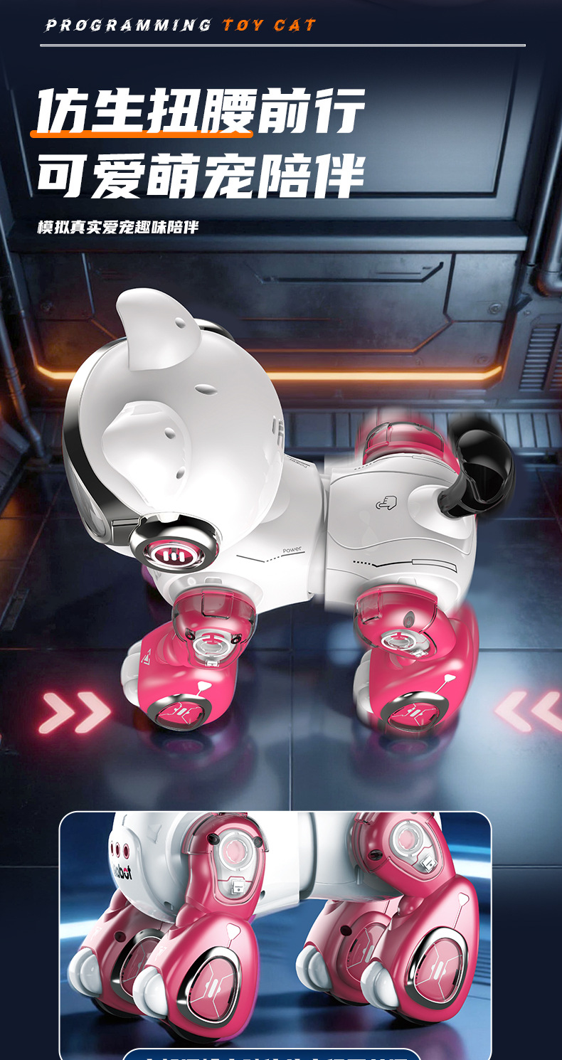 马年AI智能儿童玩具语音对话男孩女孩电动遥控走路机器人礼物春节摆摊包邮详情16