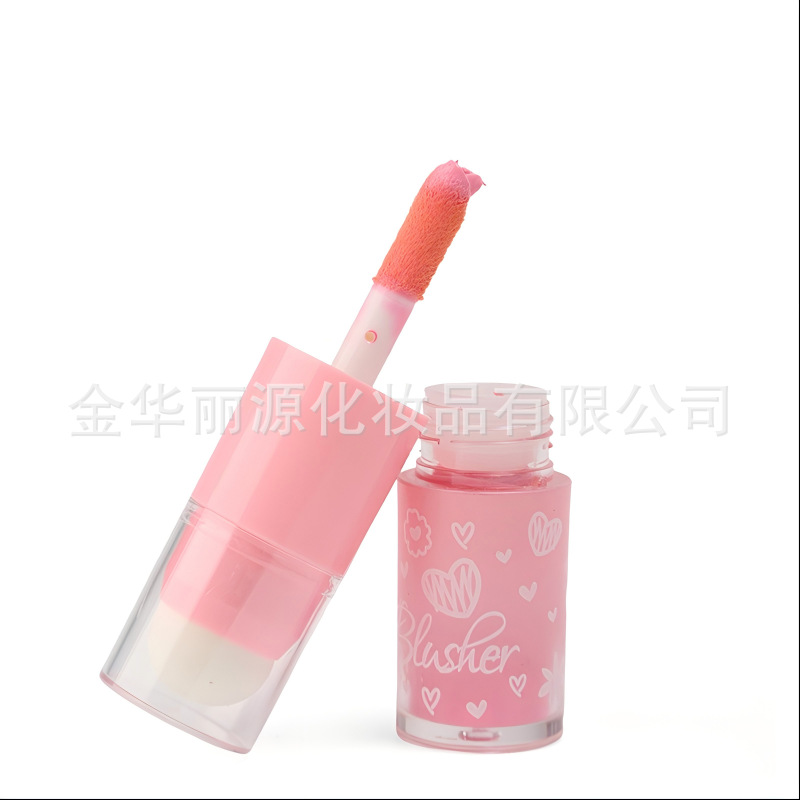 最新爆款跨境液体腮红液带棉头高光水光胭脂两用腮红liquid blush双色腮红膏体➕粉腮红液体腮红+果冻腮红详情6