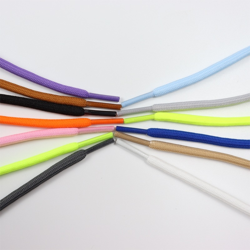 彩色圆形鞋带运动鞋鞋绳加密老爹鞋马丁靴男女款圆绳灰色鞋带圆鞋绳耐用耐磨鞋带详情7
