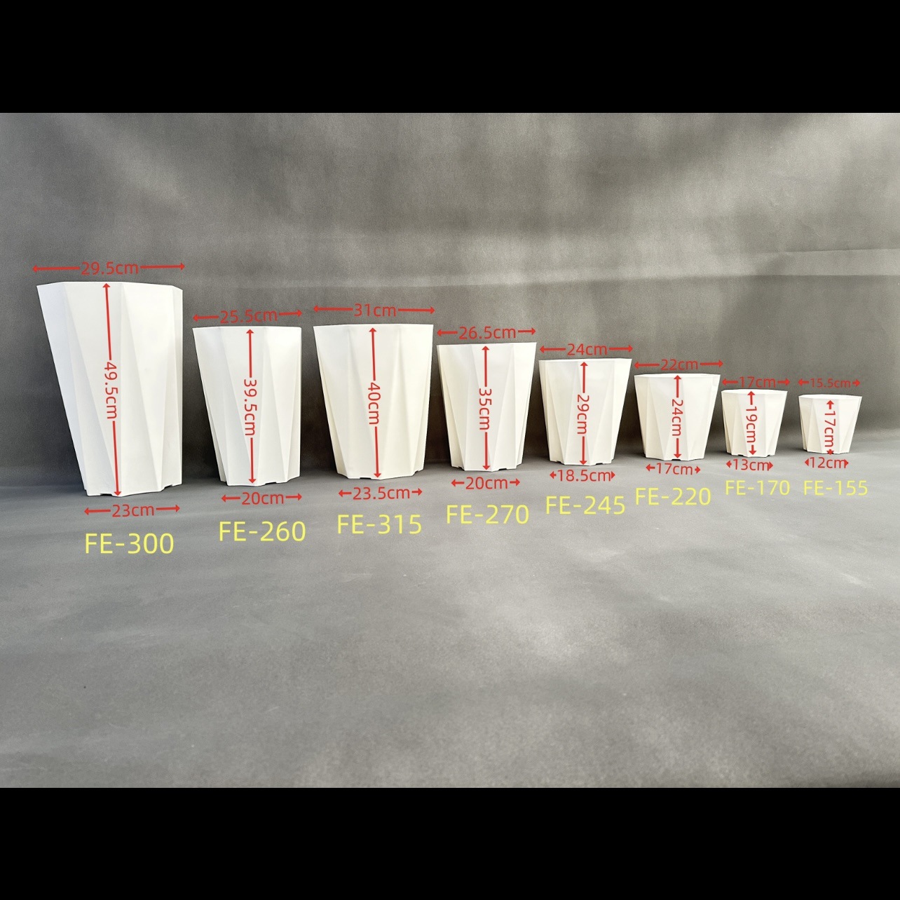散尾葵大花盆家用客厅简约塑料加厚龟背竹绿植树脂仿瓷大口径花盆详情2