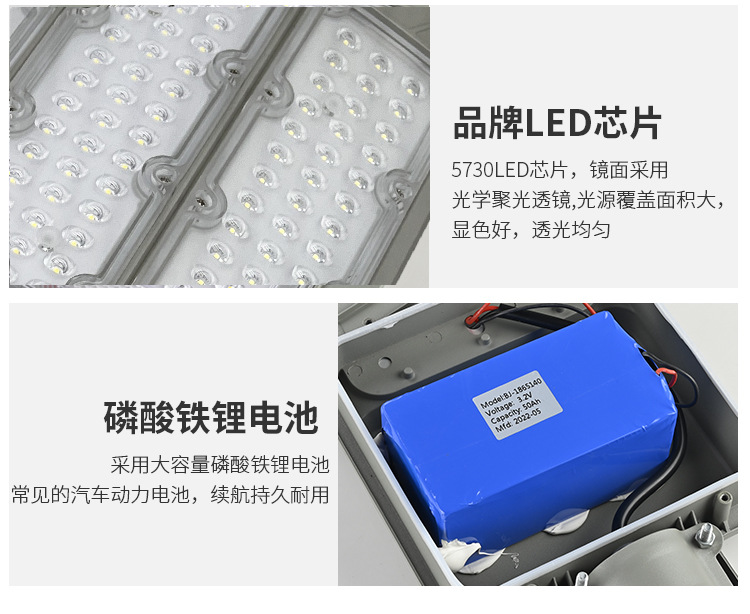 Solarlight新农村LED庭院壁灯户外照明家用工程太阳能路灯亮剑详情27