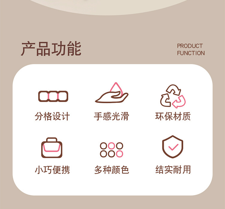 新品U盘药盒随身便携式三格药盒早中晚分装收纳药品迷你盒子定制详情4