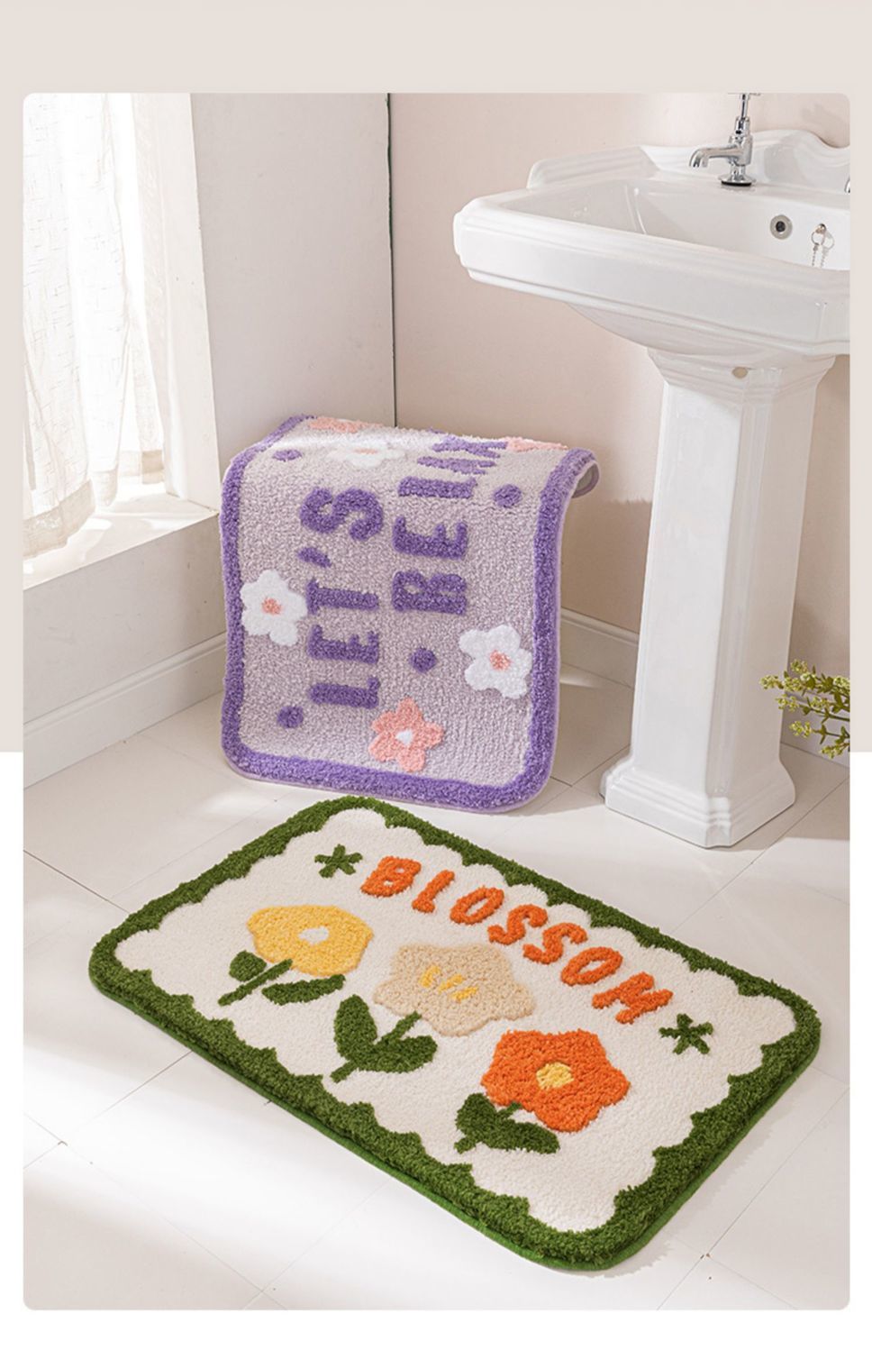 Wholesale of modern rural household bedroom entrance floor MATS, bathroom and toilet door MATS, water-absorbing and anti-slip faux cashmere carpets, cross-border export, densified and thickened, Chenier floor MATS, door MATS, bathroom, bathroom, bedroom and living room door MATS, water-absorbing and anti-slip pic 12