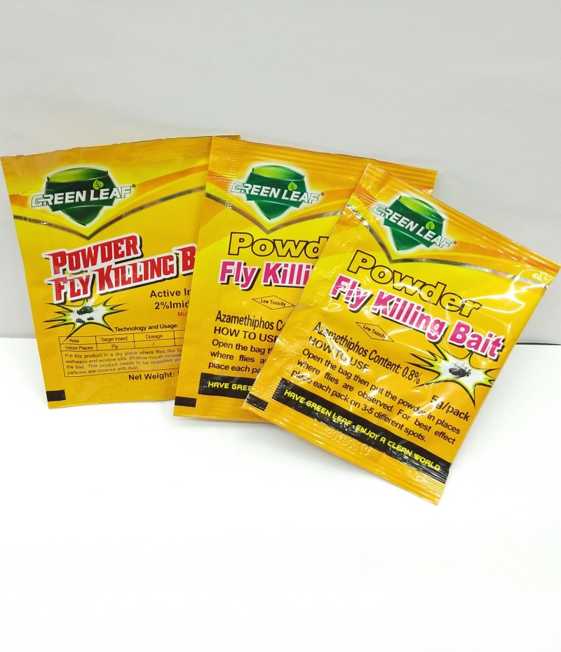 3-005 绿叶灭蝇药 苍蝇药饵剂 苍蝇药杀蝇饵剂 粘蝇纸家用批发详情3