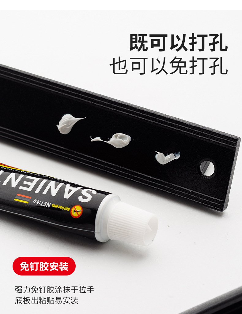 拉手加厚太空铝合金门把手橱柜衣柜抽屉抠手纱窗铝合金门窗拉手厂详情8