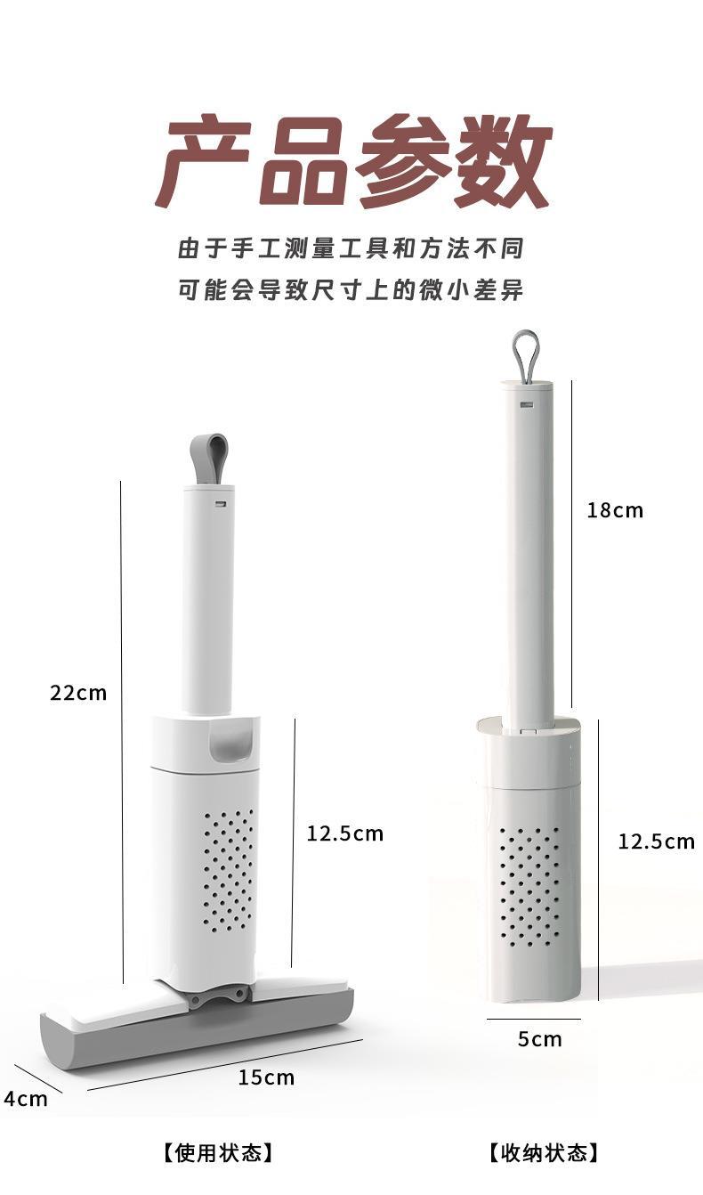 Sponge water-absorbing handheld mini mop, no need for hand washing, rubber cotton, kitchen, bathroom, toilet, bathroom, washbasin, desktop water-squeezing small mop pic 9