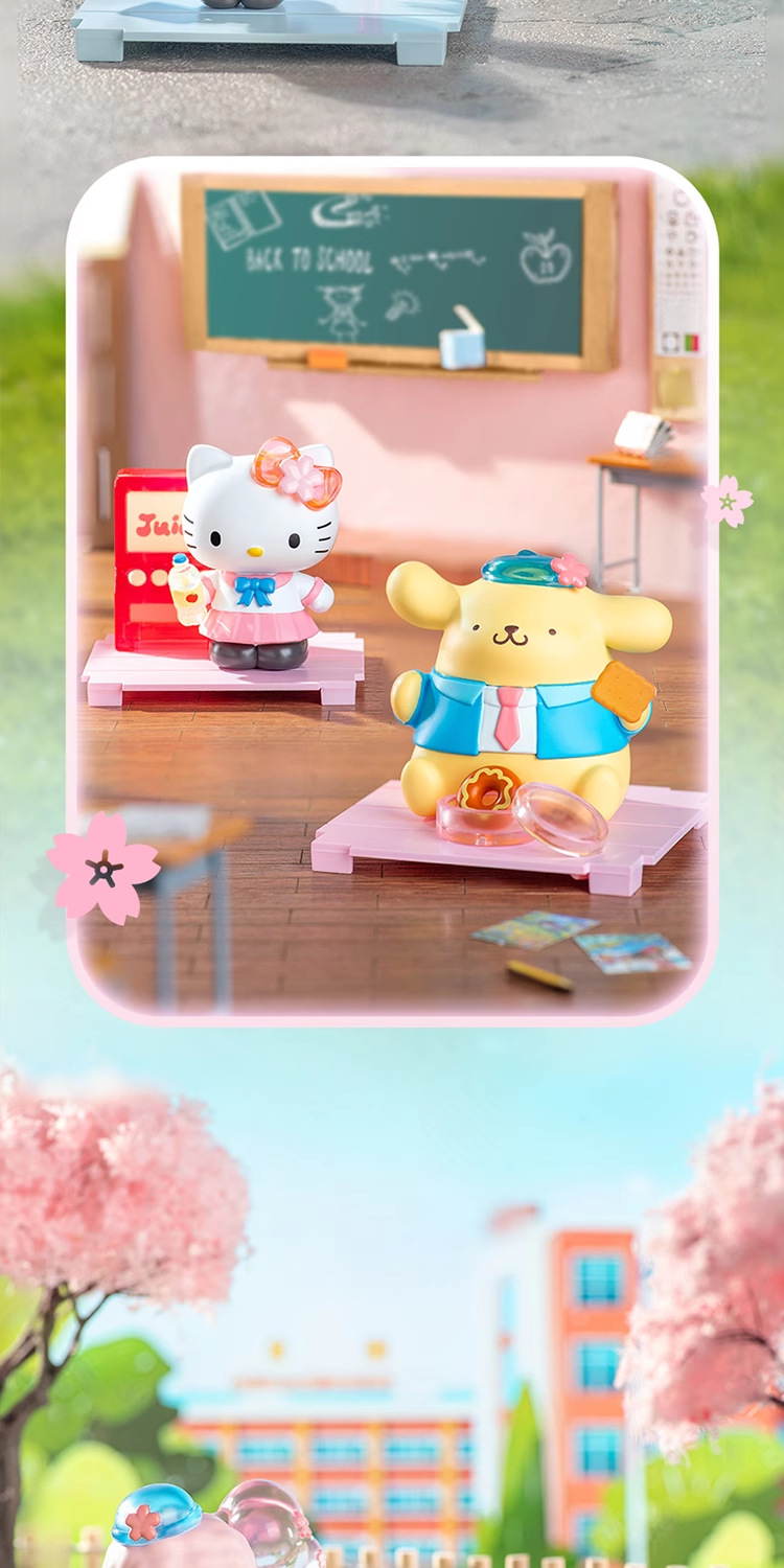 三丽鸥明星学院系列盲盒库洛米美乐蒂公仔手办桌面摆件礼物潮玩详情10