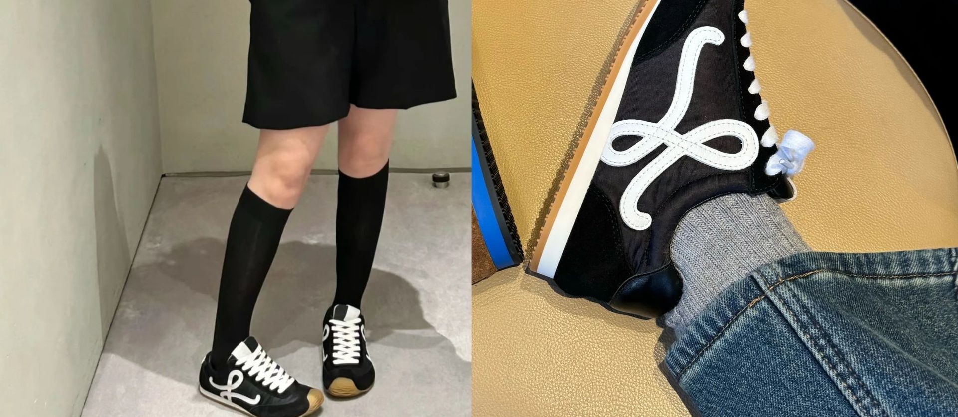 苏茵茵内增高阿甘鞋女2025新款歪头德训女鞋系带休闲鞋真皮德训鞋详情12