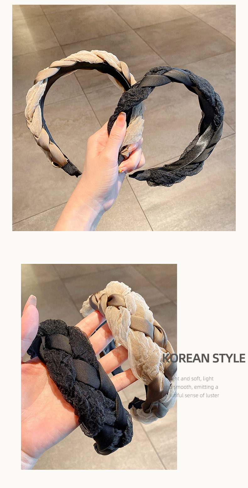 The new 2024 high-end headband hair accessory from the popular Ougensha wide-brimmed hairband and high-top anti-slip pressure hairpin pic 14