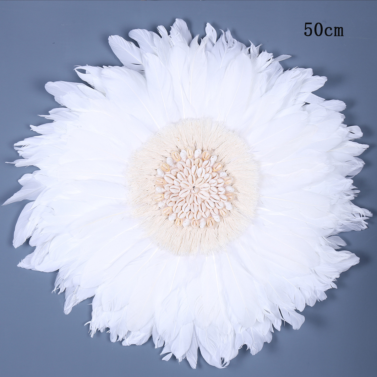 ins羽毛墙面装饰网红遮丑壁饰美容院服装店北欧创意成品床头客厅详情11